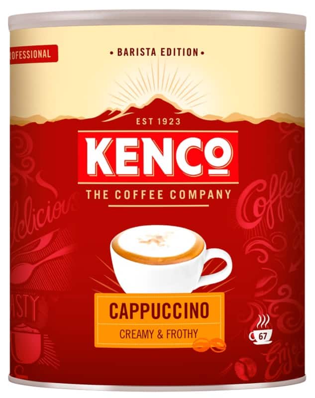 Kenco Speciality Instant Coffee Tin Cappuccino Medium 1000 g