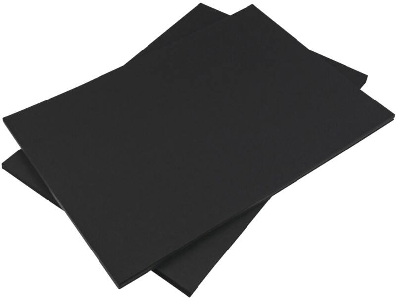 Hawksbill A3 Crafting Paper Black  220 gsm Uncoated 25 Sheets