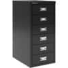 Bisley 29 Series Steel Multi Drawer Cabinet 6 Drawers 279 x 380 x 590 mm Black