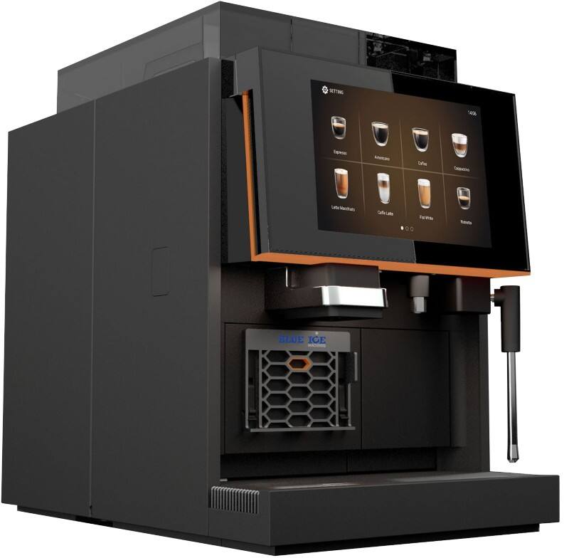 BLUE ICE AZPP Coffee Machine Azzurri Premium Pro Black