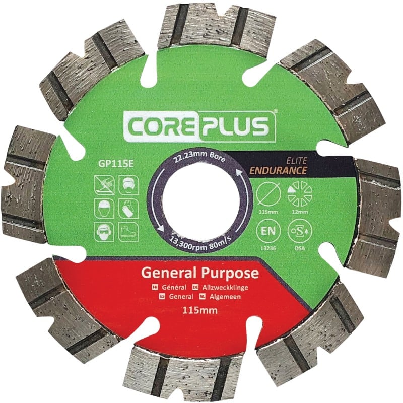 COREPLUS Diamond Blade 115 mm 118 mm