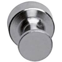 Maul Magnets Light Silver 1.2 x 1.6 cm Pack of 5