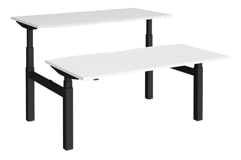 Dams International Elev8 Touch Back to Back Desk 1,600 x 1,650 x 1,250 mm