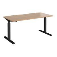 Dams International Elev8 Touch Height Adjustable Sit Stand Desk Rectangular 1,600 x 800 x 1,250 mm