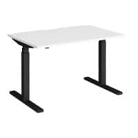 Dams International Elev8 Touch Height Adjustable Sit Stand Desk Rectangular 1,200 x 800 x 1,250 mm