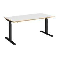 Dams International Elev8 Touch Height Adjustable Sit Stand Desk Rectangular Oak 1,600 x 800 x 1,250 mm