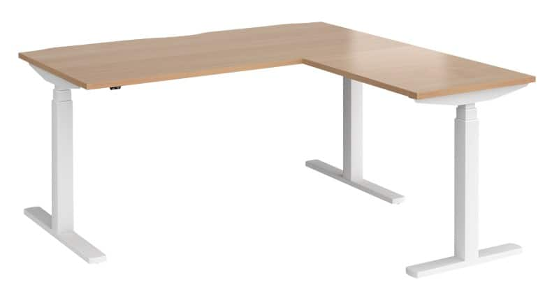 Dams International Elev8 Touch Height Adjustable Sit Stand Desk 1,600 x 1,600 x 1,250 mm