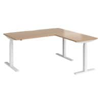 Dams International Elev8 Touch Height Adjustable Sit Stand Desk 1,600 x 1,600 x 1,250 mm