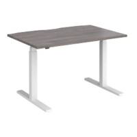 Dams International Elev8 Touch Height Adjustable Sit Stand Desk Rectangular Oak 1,200 x 800 x 1,250 mm