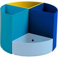 Exacompta BEE BLUE Pencil Pot 68202D PS (Polystyrene) 12 x 12 x 8.3 cm Assorted 