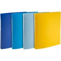 Exacompta BEE BLUE 15 mm Ring binder PP (Polypropylene) Recycled A4 4 ring Assorted Pack of 4