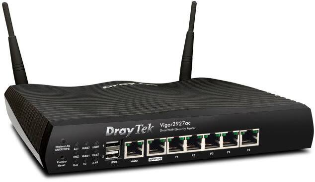 DRAYTEK Vigor 2927 V2927AX-K USB 2.0 Router