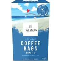 Taylors of Harrogate Decaffeinated Coffee Bags Ground Caramel Pack of 10