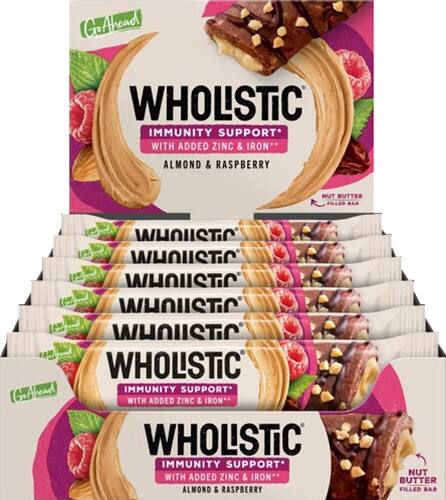 Snack Bar Almond & Raspberry Pack of 12 | Viking Direct UK