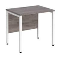 Dams International Maestro 25 Straight Desk Oak White 800 x 600 x 725 mm