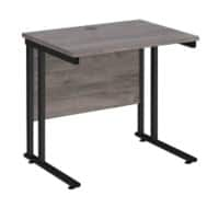 Dams International Maestro 25 Straight Desk Black 800 x 600 x 725 mm