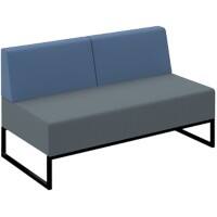 Dams International Double Bench Elapse Grey, Range Blue NERA-D-BB-K-EG-RB-DI