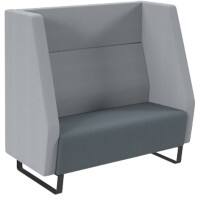 Dams International Encore Double-Seat Sofa Elapse Grey, Late Grey ENC02H-MF-EG-LG-DI 1,390 x 730 x 1,270 mm