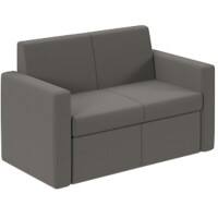Dams International Oslo Double-Seat Sofa Present Grey OSL50002-PG-DI 1,340 x 710 x 850 mm
