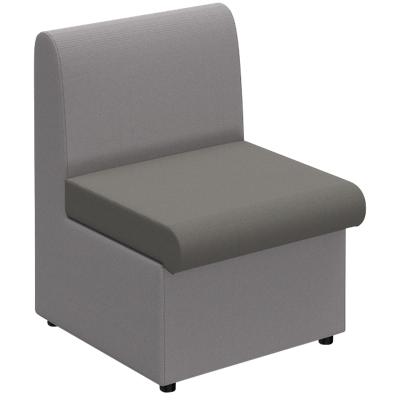 Dams International Alto Reception Chair Present Grey, Forecast Grey ALT50001-PG-FG-DI 580 x 640 x 770 mm