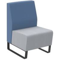 Dams International Encore Sofa Late Grey, Range Blue ENC-MOD01L-MF-LG-RB-DI 600 x 730 x 790 mm