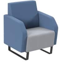 Dams International Encore Sofa Late Grey, Range Blue ENC01L-MF-LG-RB-DI 790 x 730 x 920 mm