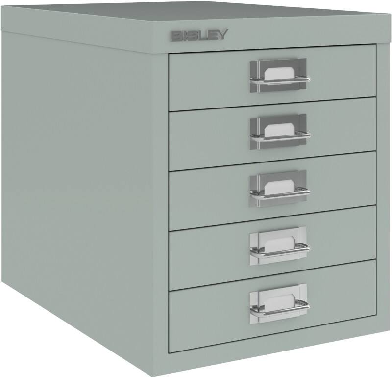 Bisley MultiDrawer Steel Desktop Drawers 5 Drawers Not Lockable 279 x 380 x 325 mm Silver