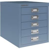Bisley MultiDrawer Steel Desktop Drawers 5 Drawers Not Lockable 279 x 380 x 325 mm Bisley Blue