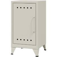Bisley Fern Bedside Table Traffic White 380 x 400 x 725 mm