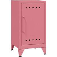 Bisley Steel Right Hand Bedside Table Fern FLBS04RH - BR4 Bisley Pink 380 x 400 x 725 mmm