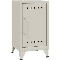 Bisley Fern Steel Bedside Table 380 x 400 x 725 mm Traffic White