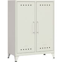 Bisley Fern Middle Steel Locker 800 x 400 x 1,100 mm White