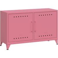 Bisley Fern Steel Cabinet 1,140 x 400 x 725 mm Bisley Pink