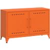 Bisley Fern Steel Cabinet 1,140 x 400 x 725 mm Orange