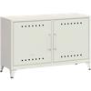 Bisley Fern Steel TV Cabinet 1,140 x 400 x 725 mm Traffic White