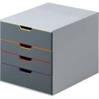 DURABLE VARICOLOR Drawer Unit Plastic Grey 28 x 35.6 x 29.2 cm