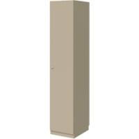 Bisley Pren MFC (Melamine Faced Chipboard) Locker 1 Doors 1 nest Key lock 400 x 500 x 1,970 mm Dakar Grey