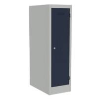 Bisley Primary 3-Pin Charging Steel Locker 1 Door Key lock 525 mm x 1,000 mm Light Grey, Oxford Blue