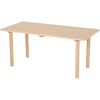 Profile Education Table RECTAB1 Beech Wood Brown 1,200 x 600 x 460 mm