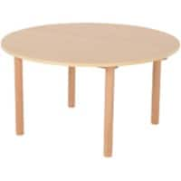 Profile Education Table ROUTAB2 Brown 1,000 (W) x 1,000 (D) x 530 (H) mm