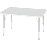 Profile Education Table KB4-LT201GREY Maple Wood And Metal Grey 900 x 600 x 620 mm