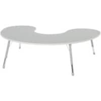 Profile Education Table KB4-LT203GREY Maple Wood And Metal Grey 1,800 x 600 x 620 mm