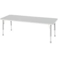 Profile Education Table KB4-LT533GREY Maple Wood And Metal Grey 1,500 x 600 x 620 mm