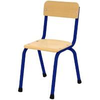 Profile Education Chair Wood Blue 200 kg KB51-ML104-08 400 x 410 x 600 mm Pack of 4