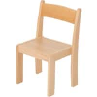 Profile Education Chair STCHBCH1 Wood Brown Pack of 4