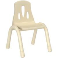 Profile Education Chair Plastic Cream 200 kg KB5-CB31-V01-78 370 x 370 x 540 mm Pack of 4