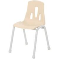 Profile Education Chair Plastic Grey 200 kg KB51-LT211-GREY 370 x 325 x 500 mm Pack of 4
