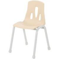 Profile Education Chair KB51-LT212-GREY Plastic Grey Pack of 4