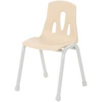 Profile Education Chair KB51-LT214-GREY Plastic Grey Pack of 4