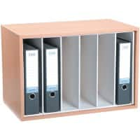 Profile Education Lever Arch File Rack Wood Beech 61 x 35.5 x 41 cm